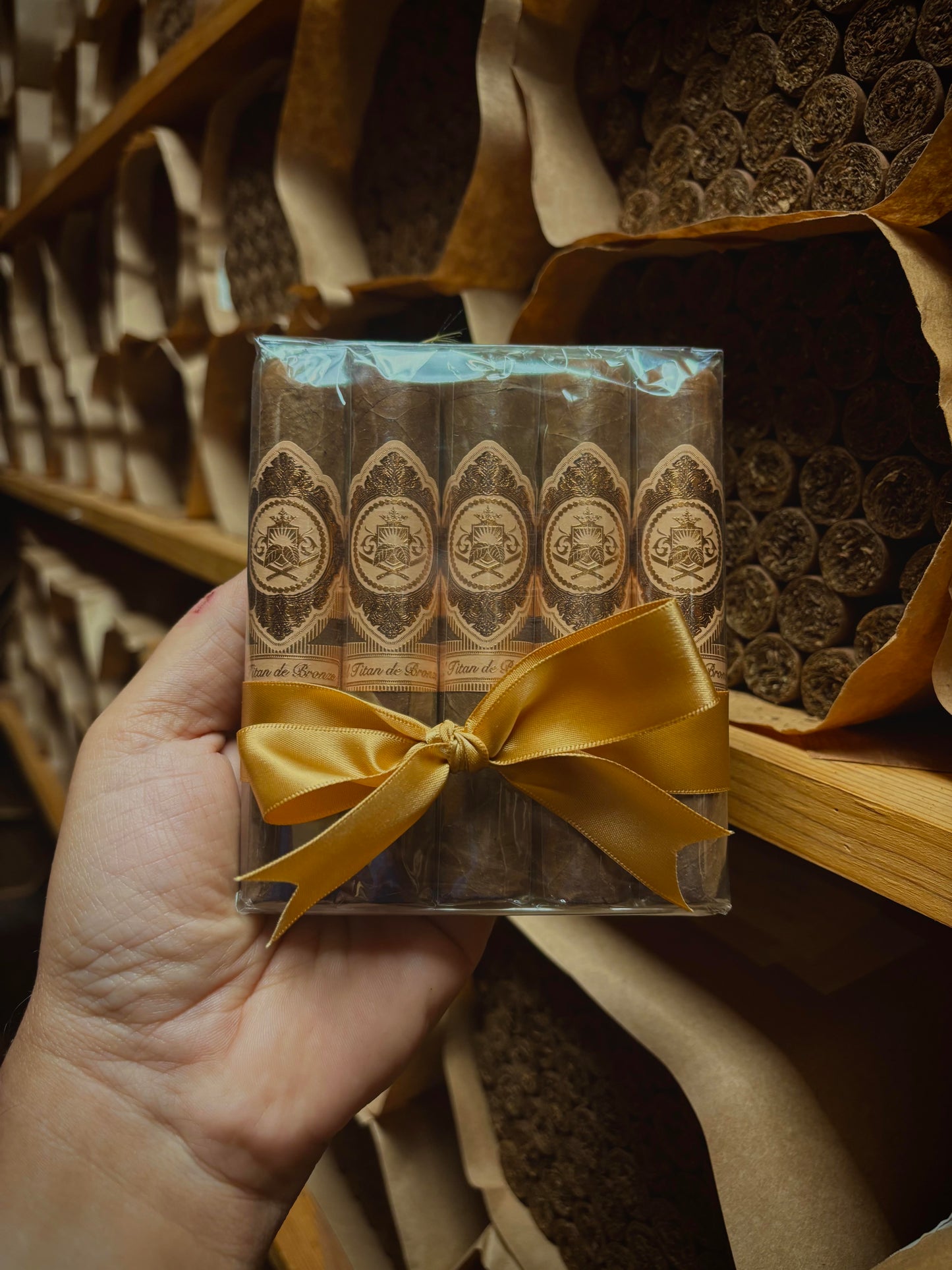 Five authentic Corojo Robustos. Handcrafted by Cuban master rollers in Miami