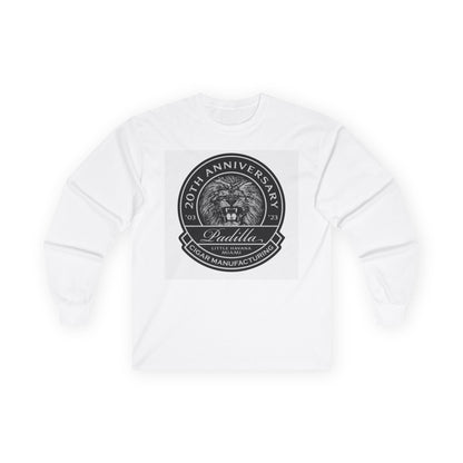 white Padilla 20th Anniversary Unisex Ultra Cotton Long Sleeve Tee