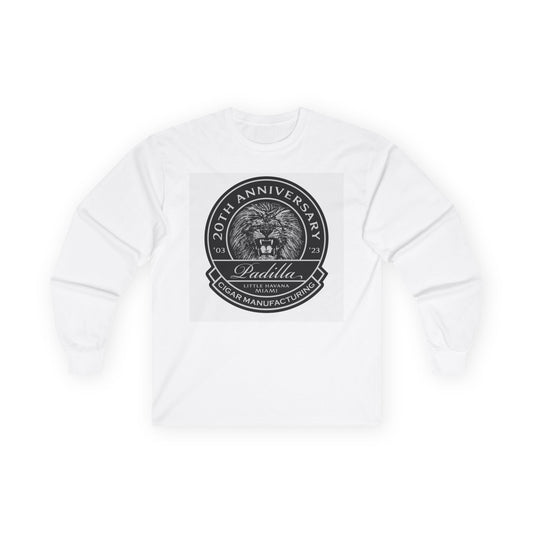 white Padilla 20th Anniversary Unisex Ultra Cotton Long Sleeve Tee