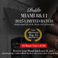 Padilla Miami 8&11 2025 Batch - -( pre-release 10-pack)  Ships in  September 25