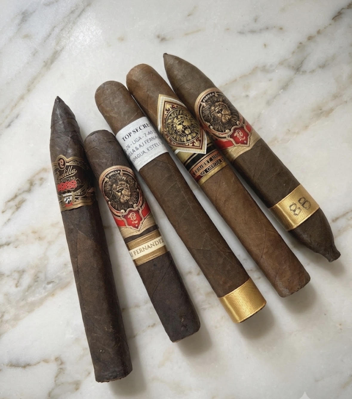 THE BEST OF PADILLA—FIVE RARE CIGARS. ONE EXTRAORDINARY SAMPLER.