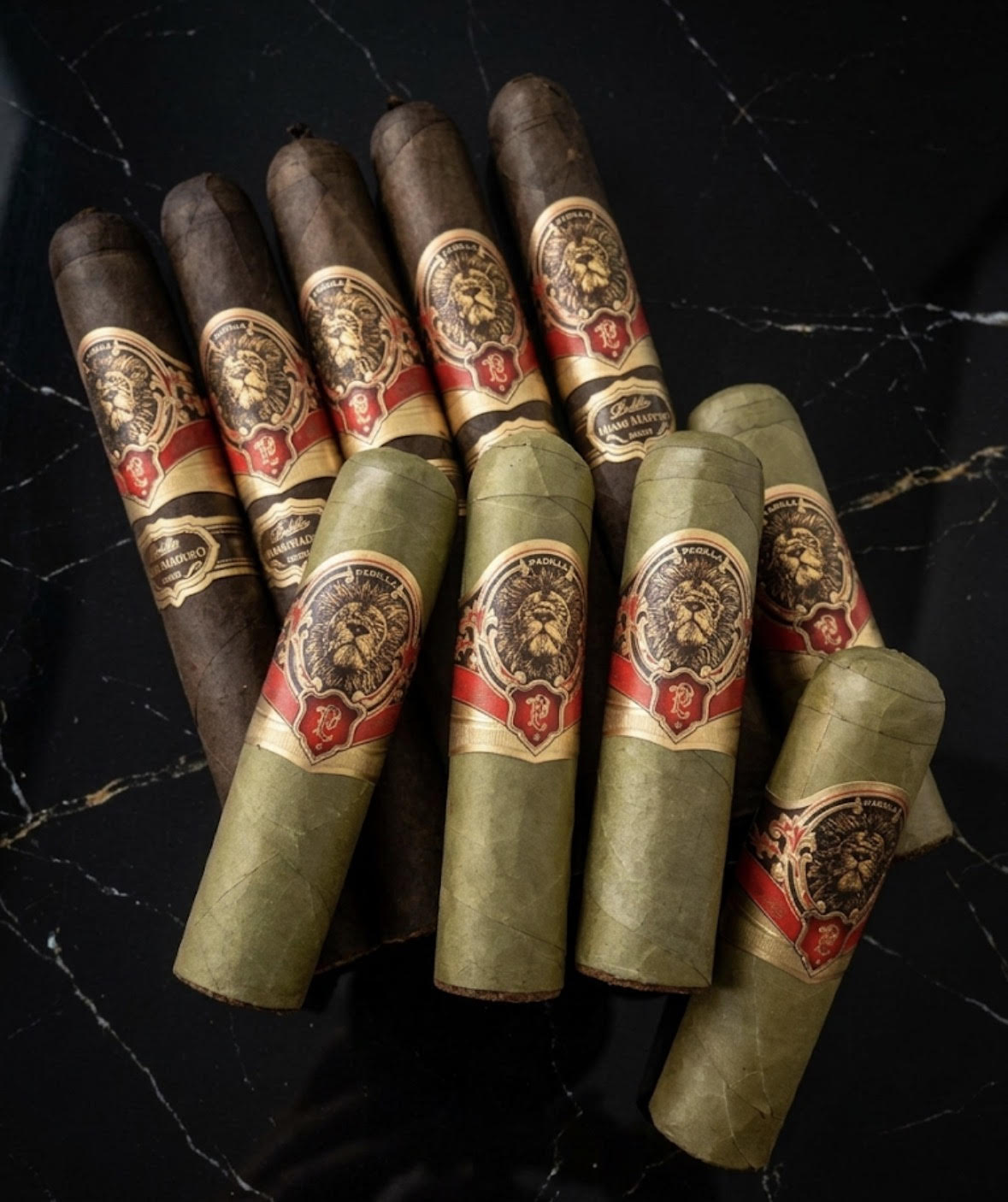 Five green Candela firecrackers. Five dark San Andrés Maduros. A hell of a gift for the old man — or yourself.