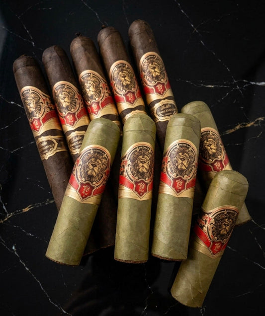 Five green Candela firecrackers. Five dark San Andrés Maduros. A hell of a gift for the old man — or yourself.