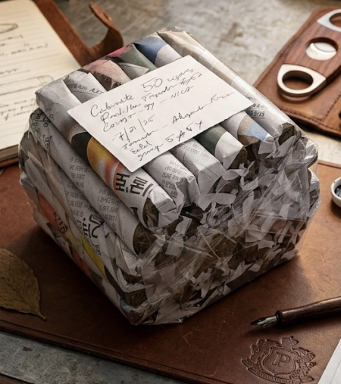The Vault Has Opened: The Padilla 'Old School' 50-Cigar Newspaper Wheel