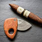 Custom Damascus Steel Cigar Cutter